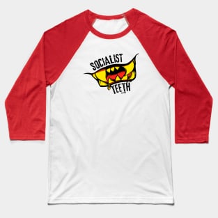 Socialist Teeth Baseball T-Shirt